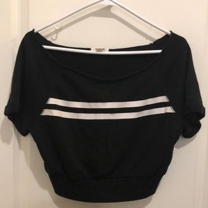 🌻3/$20🌻 Garage black crop with white stripes